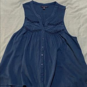 🛍💵 4/$25 AE Button Down Boho Tank Top